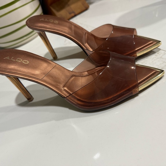 Aldo Shoes - Aldo Brown Heeled Elegance